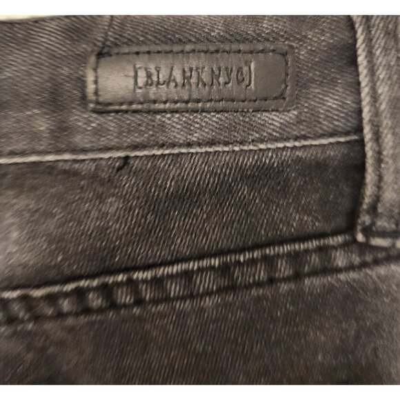 BLANKNYC Jeans The Bleeker High‎ Rise Skinny Western Buckles Black Sz 29 EUC - Picture 8 of 16